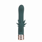 Kusha Dual Motor Rabbit Vibrator by Maia – 10 Function Rechargeable (Hemp Leaf Design)