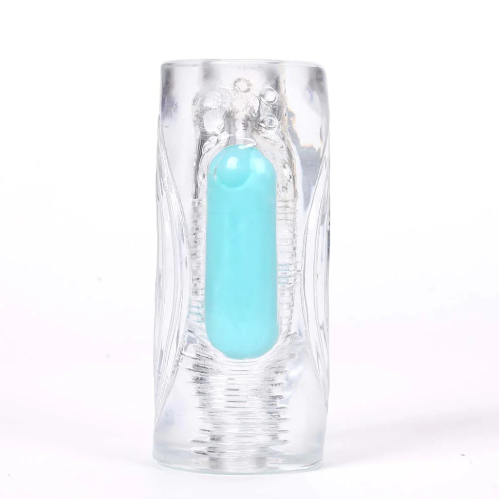 Aster Masturbator by Maia - Vibrating Male Masturbator 10-Function Bullet Vibrator