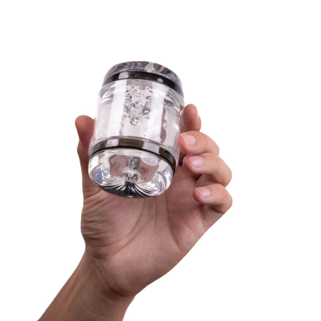 Anson Masturbator Cup by Maia - Crystal Clear Hard Cup Masturbator