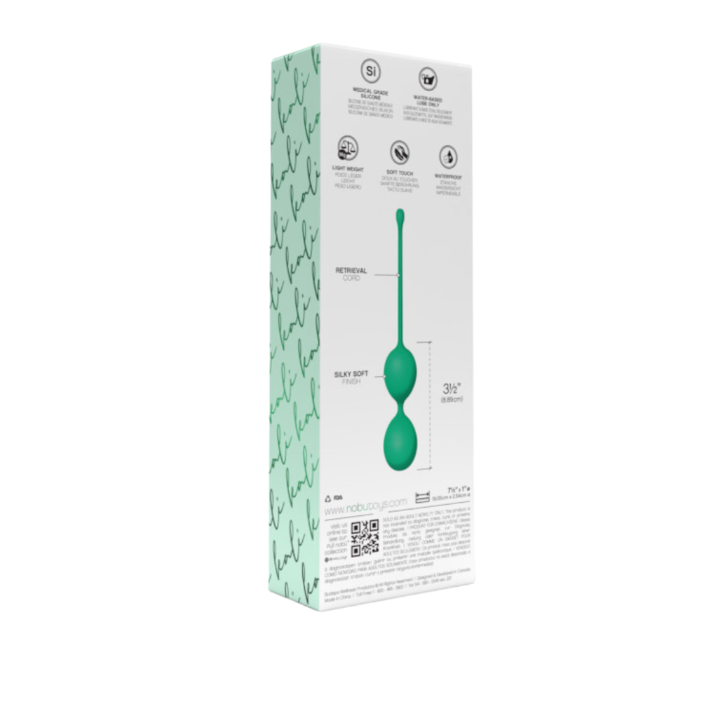 Nobü Essentials – Kali Weighted Kegels – Green