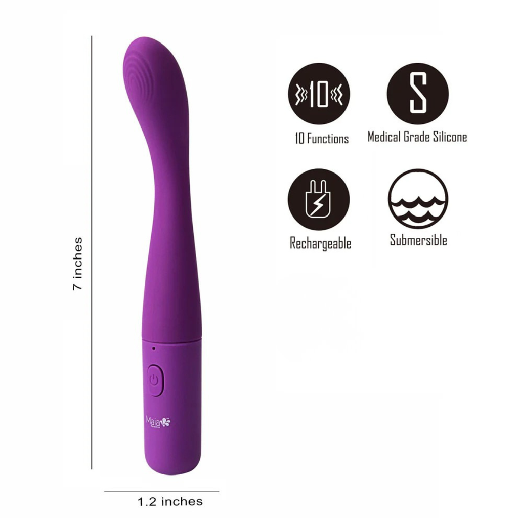 Chelsi G-Spot Stimulator by Maia - Vibelite 10-Function Silicone G-Spot Rechargeable