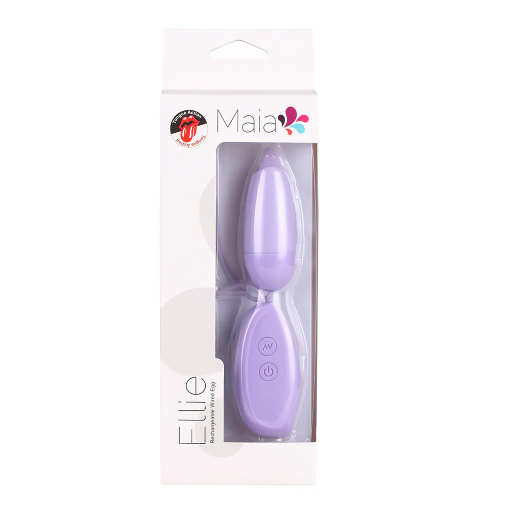 Ellie Bullet Vibrator by Maia - 10-Function USB Rechargeable Wired Bullet Vibrator