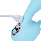 Averi Vibrator by Maia - Blue 10-Function Rechargeable Dual Vibration Liquid Silicone Vibrator