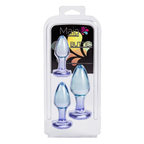 Butties Butt Plug by Maia - 3 Piece Acrylic Anal Plug Set