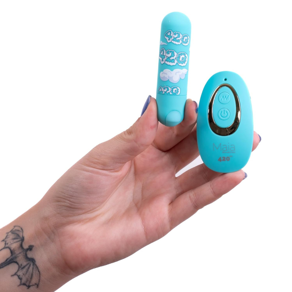 Jessi 420 Bullet by Maia -  Remote Rechargeable Super Charged Mini Bullet