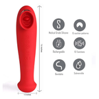 Destiny Vibrator Stimulator by Maia -  3-in-1 Stimulator with Suction + Vibration + Flickering Tongue