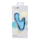 Averi Vibrator by Maia - Blue 10-Function Rechargeable Dual Vibration Liquid Silicone Vibrator