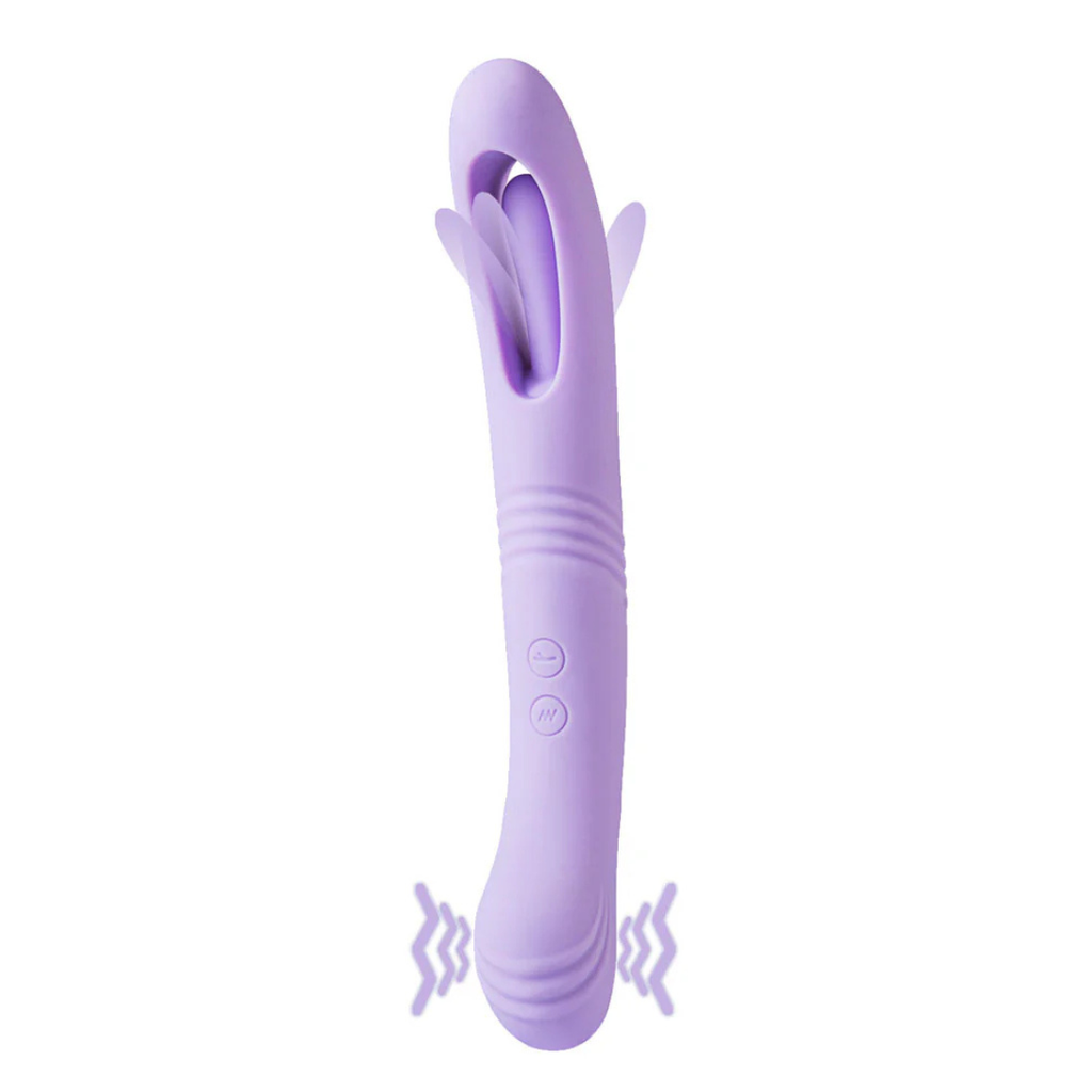 Harper Tongue Flicker by Maia - Rechargeable 10-Function Dual Motor Thumping Vibe