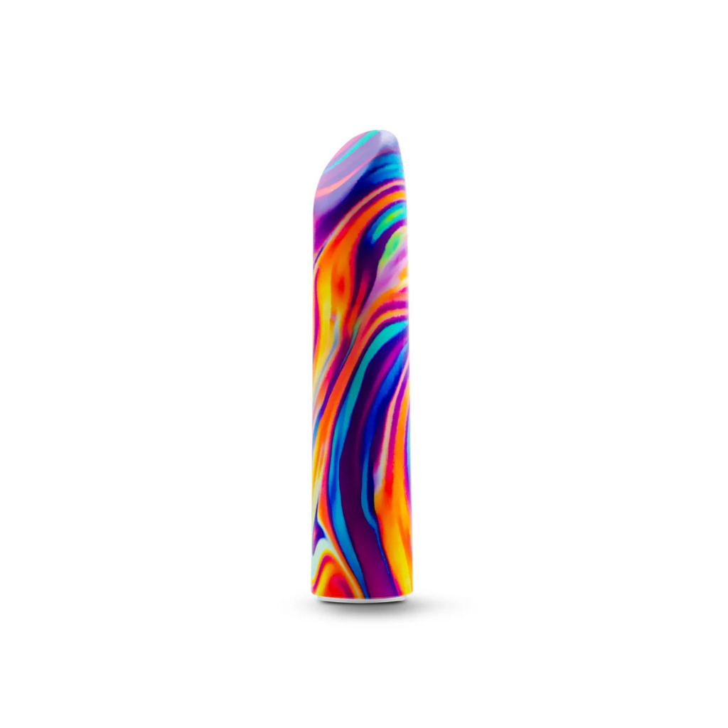 Limited Addiction Bullet Vibrator By Blush® - Psyche Power Vibe Rainbow Vibrator with Powerful RumboTech™ Technology