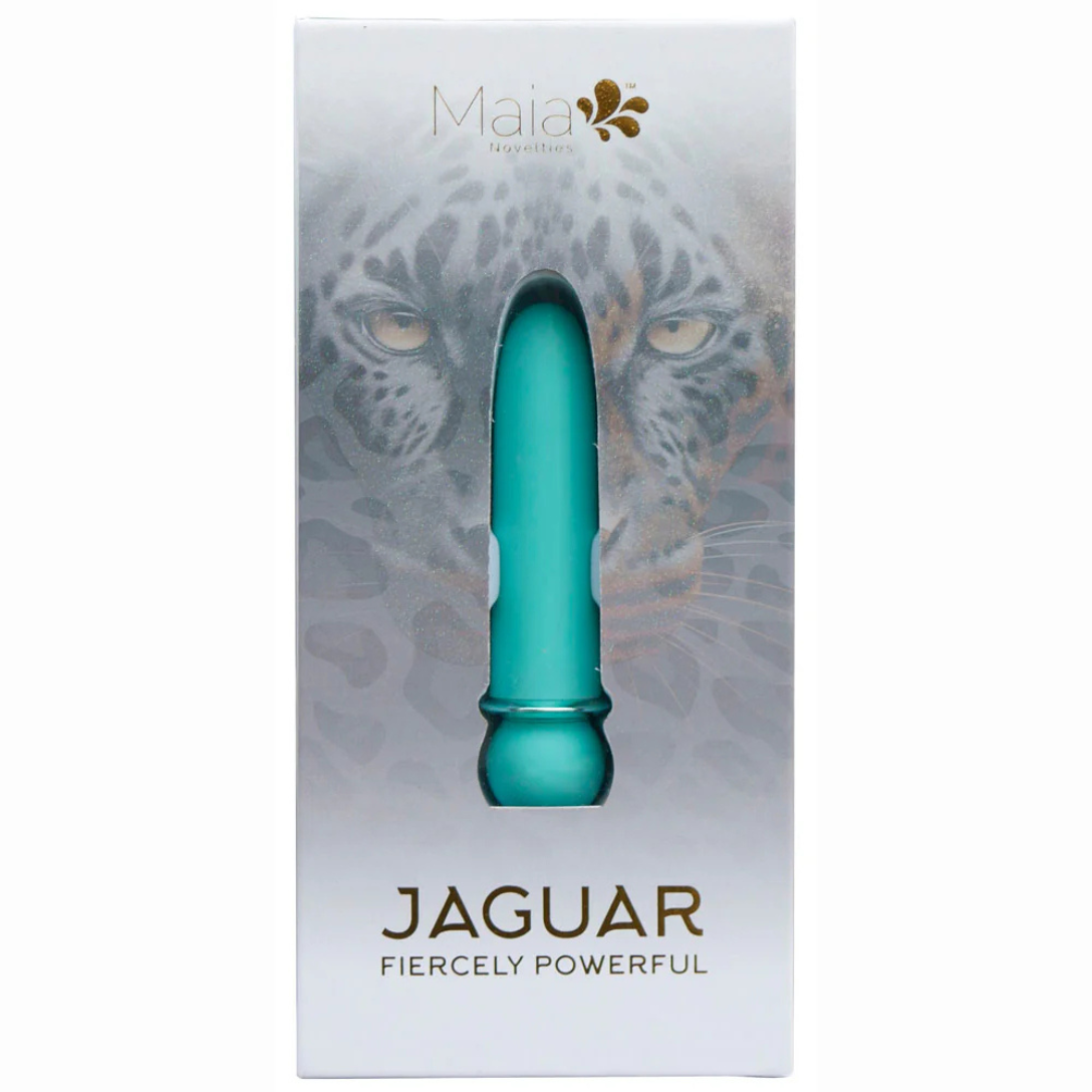 Jaguar Bullet by Maia - 10-Function Rechargeable Silicone Coated Super-Charged Bullet
