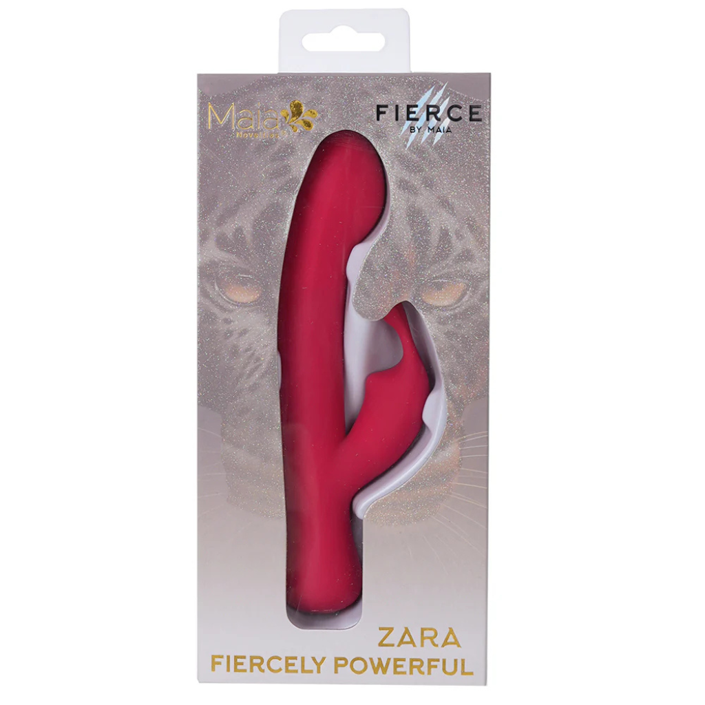 Zara Rabbit Vibrator by Maia - 10 Function Rechargeable Rabbit Vibe (Jaguar Power)