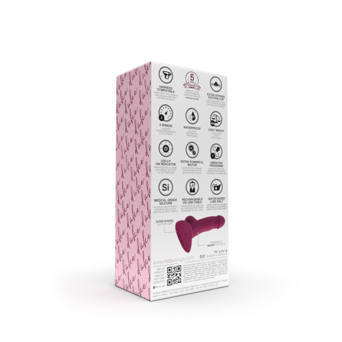Nobü Essentials – Düke Dildo - Suction Cup Vibrating Dong