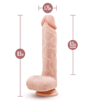 Dr. Skin Silicone By Blush® | Dr. Ethan 8.5 Inch Gyrating Dildo Beige