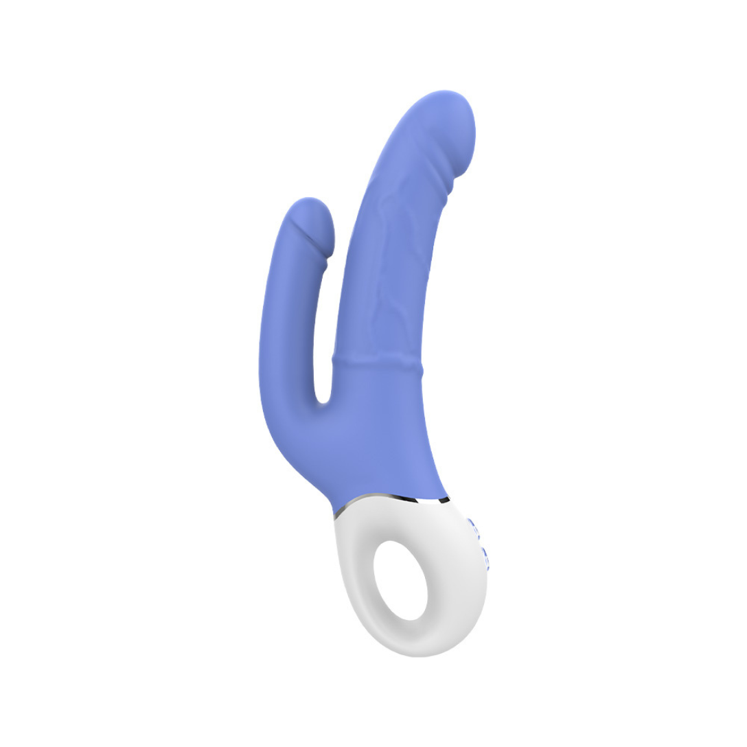 Nobü Essentials – Römi Dual Silicone Vibe – Blue
