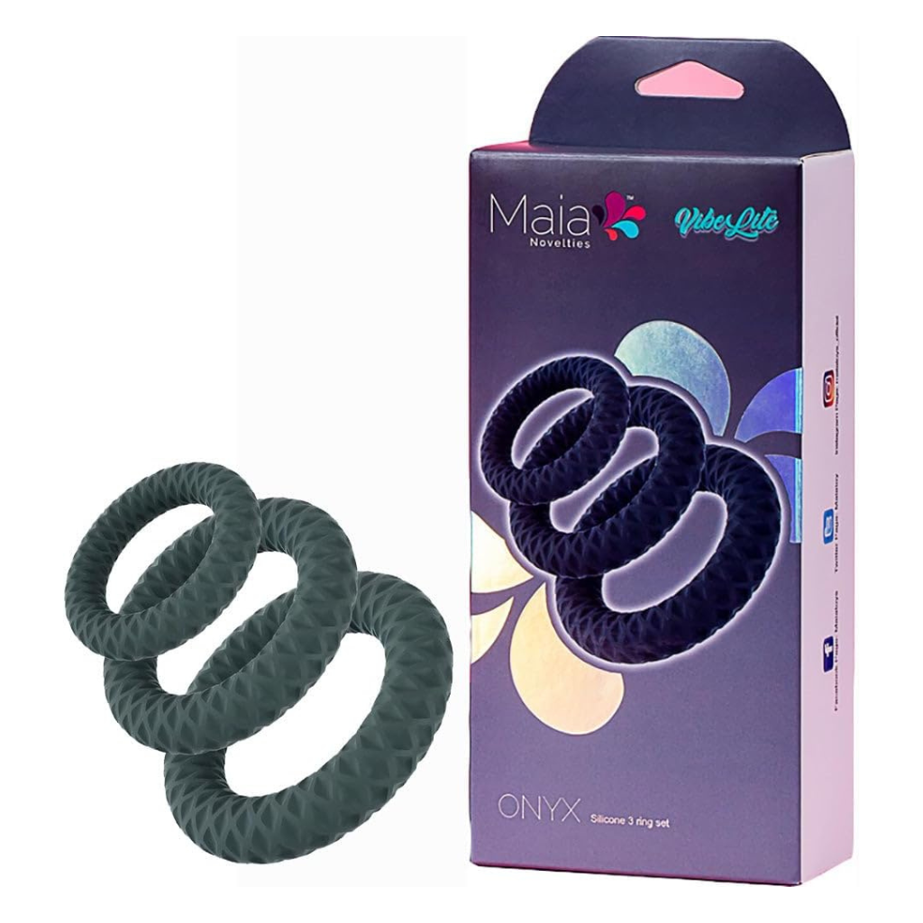 Onyx Silicone Cock Ring by Maia – Body Safe Support Ring
