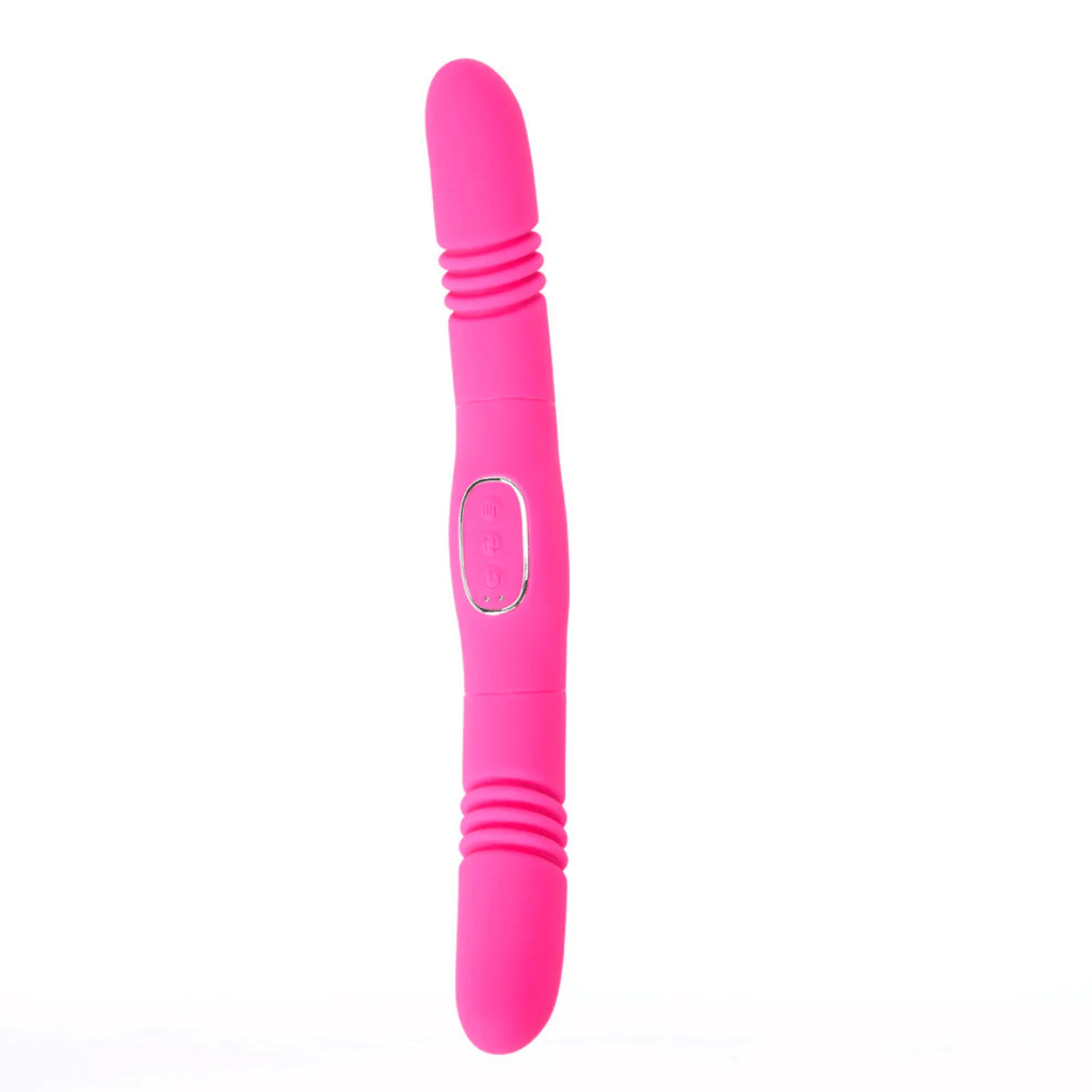 Zena Dildo by Maia - 10-Function 3-Speed Dual Thrusting Vibrating Dildo (Pink)
