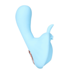 Averi Vibrator by Maia - Blue 10-Function Rechargeable Dual Vibration Liquid Silicone Vibrator