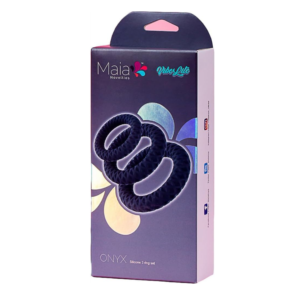 Onyx Silicone Cock Ring by Maia – Body Safe Support Ring