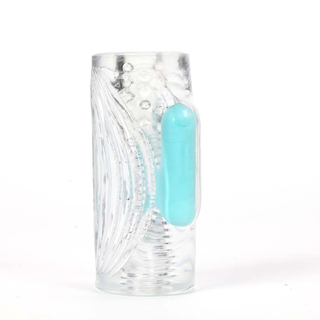 Aster Masturbator by Maia - Vibrating Male Masturbator 10-Function Bullet Vibrator