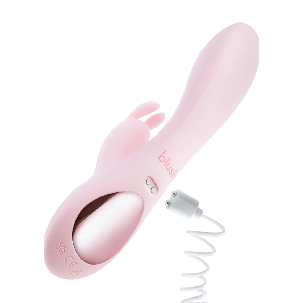Play With Me By Blush® - Fairy Flutter - 7.75 Inch G Spot Clitoral Rabbit - 10 Dual Vibrations - 360° Massaging - Silicone - Pinkr