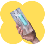 Maia Aster male masturbator with realistic textured sleeve