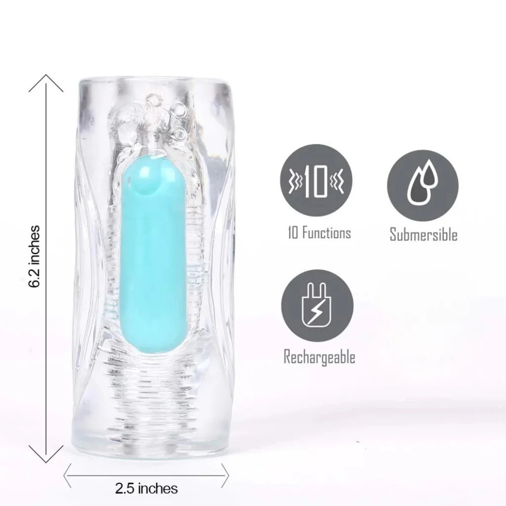 Maia Aster reusable male masturbator with ergonomic modern design