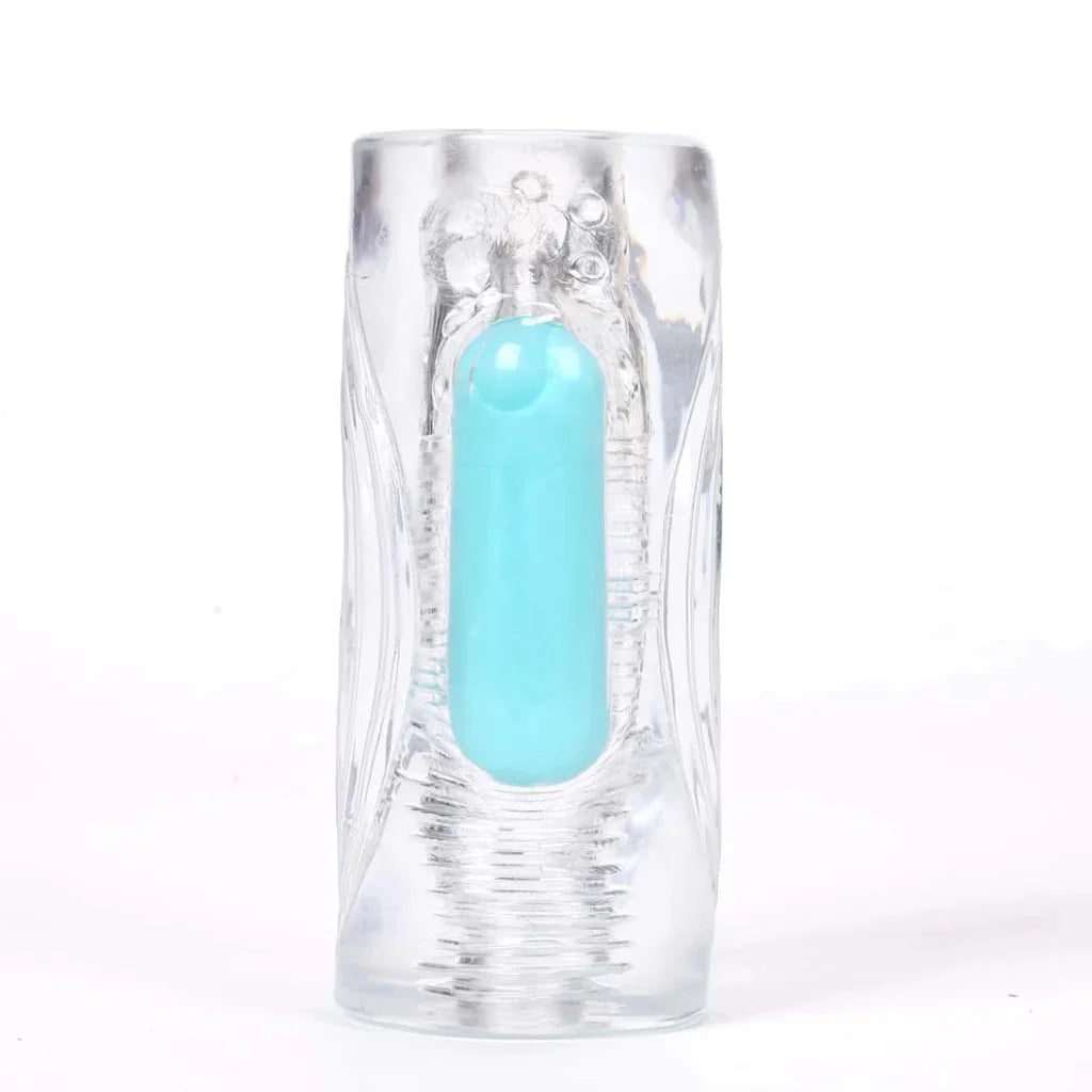 Maia Aster male masturbator with realistic textured sleeve