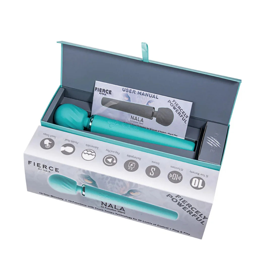 Maia Nala wand vibrator with ergonomic body-safe design
