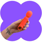 Maia Dolly mini wand vibrator with ergonomic body-safe design