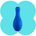 Honey PlayBox Striker bowling pin-shaped rechargeable personal vibrator with ergonomic body-safe design
