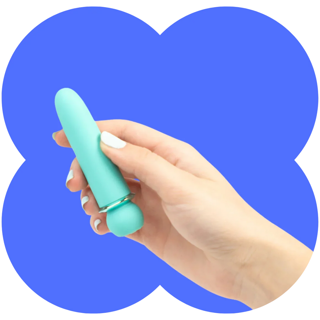 Maia Jaguar Bullet blue rechargeable silicone-coated bullet vibrator 