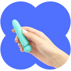 Maia Jaguar Bullet blue rechargeable silicone-coated bullet vibrator 