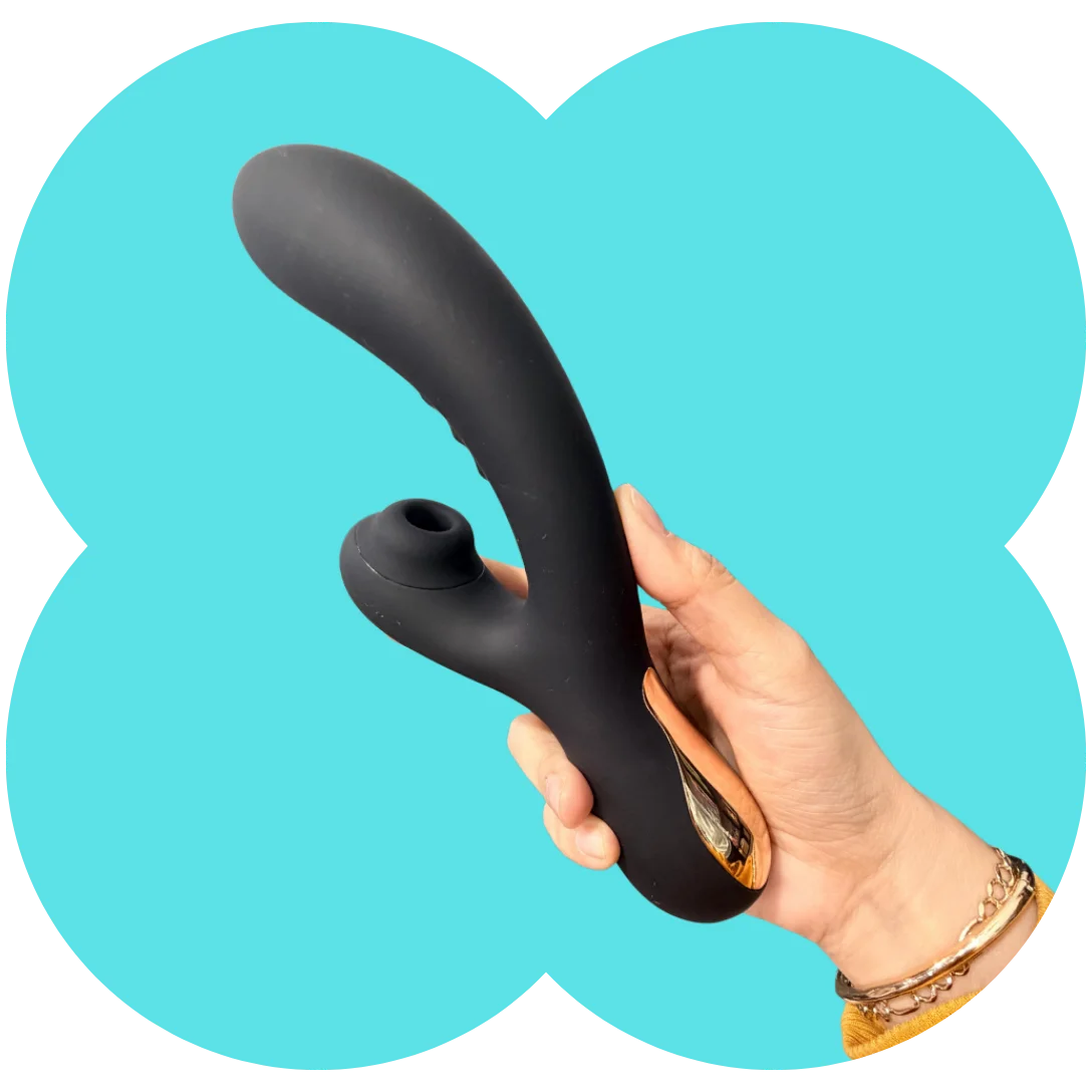 Joanna rechargeable personal vibrator with ergonomic body-safe design