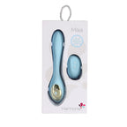 Harmonie USB rechargeable bendable vibrator with 15 vibration functions and remote control