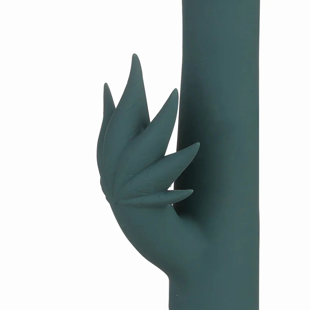 Maia Kusha dual-motor rabbit vibrator with hemp leaf stimulator and ergonomic body-safe design