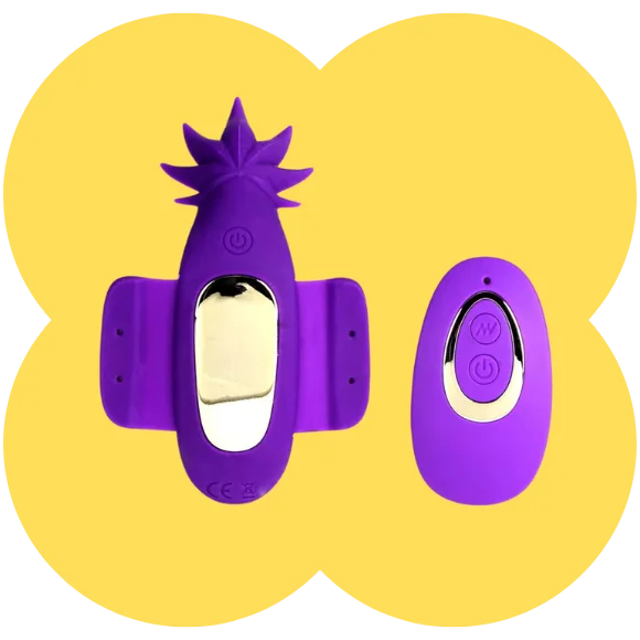 Maia Sativa remote-controlled vibrator with ergonomic body-safe design and wireless remote
