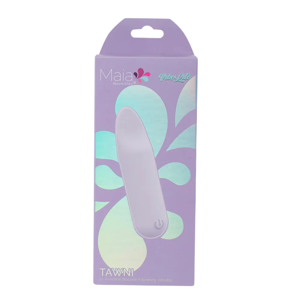 Maia Tawni tongue stimulation device with flexible tip and ergonomic body-safe design
