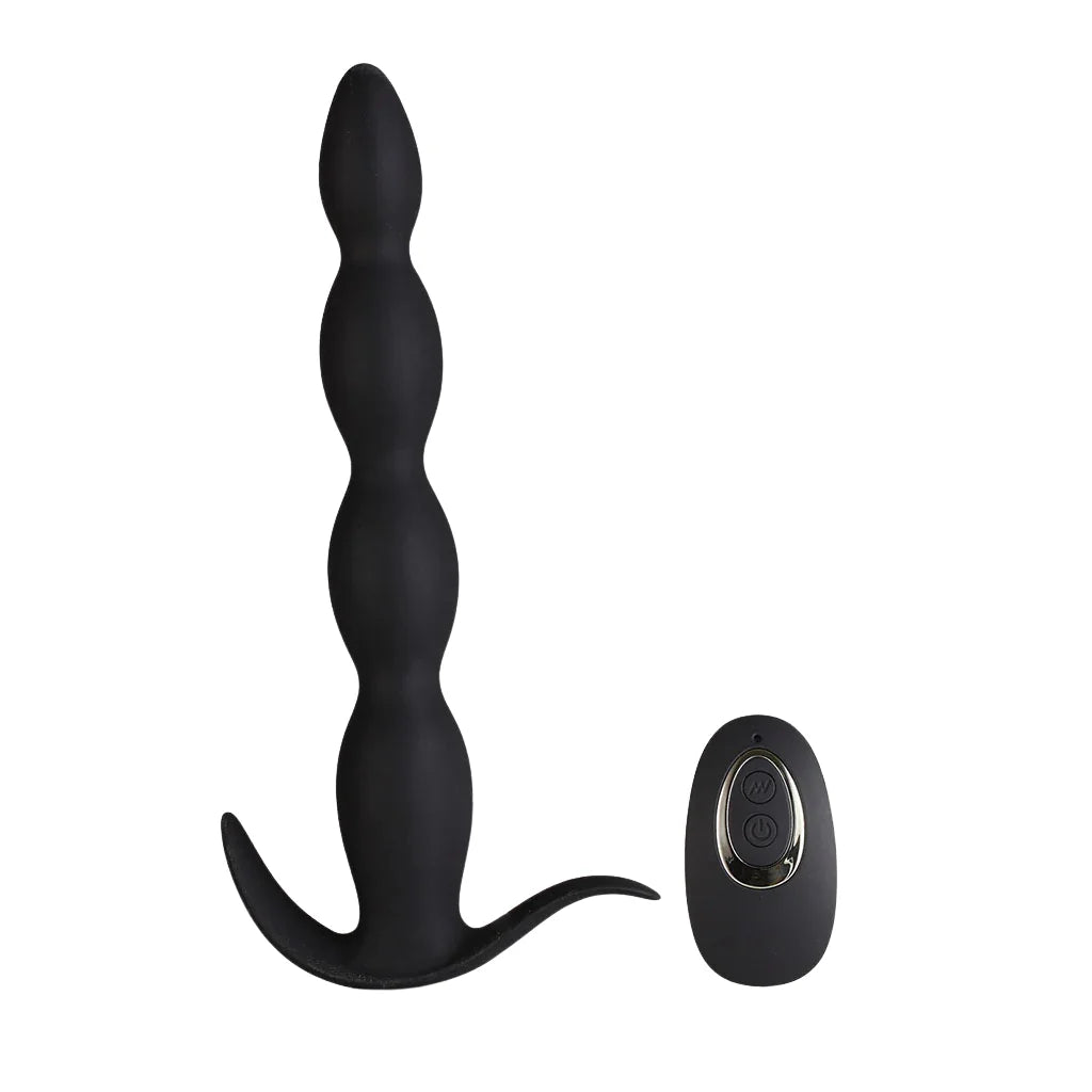 MASON USB rechargeable vibrating butt plug with wireless remote and body-safe silicone design
