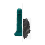 Nobü Rainbow DG14 premium silicone dildo with sculpted design, suction cup base, and harness