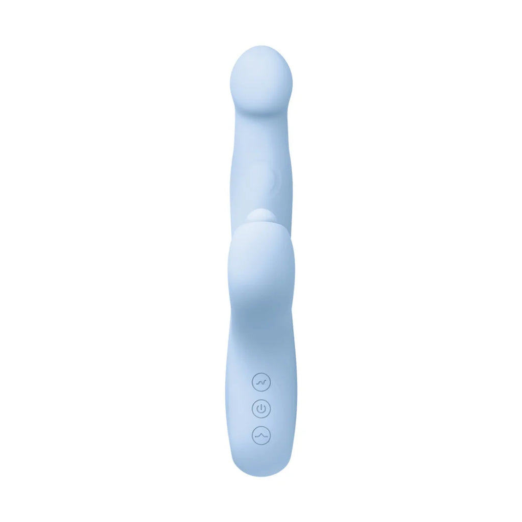 Nobü Riot vibrating dildo with thumbing feature and smooth body-safe construction