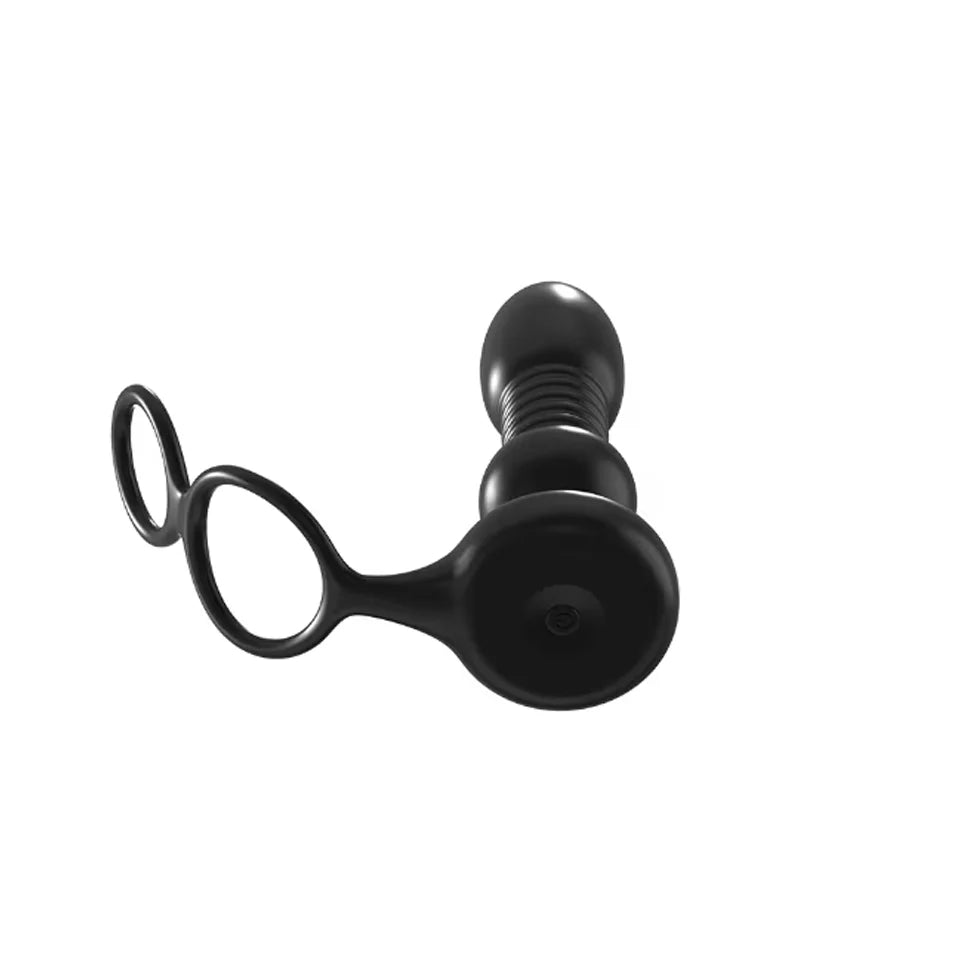 Thrusting Prostate Massager & Anal Vibrator – Wearable Dual Ring P-Spot Stimulator by Pure Envy