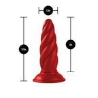 red swirl-shaped product with 'Pure Envy' packaging on a green background