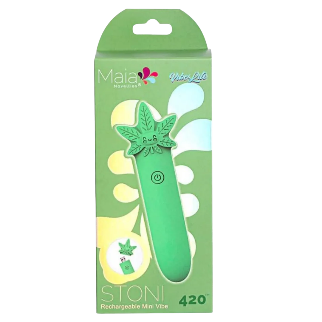 Maia Stoni compact bullet vibrator with smooth ergonomic body-safe design
