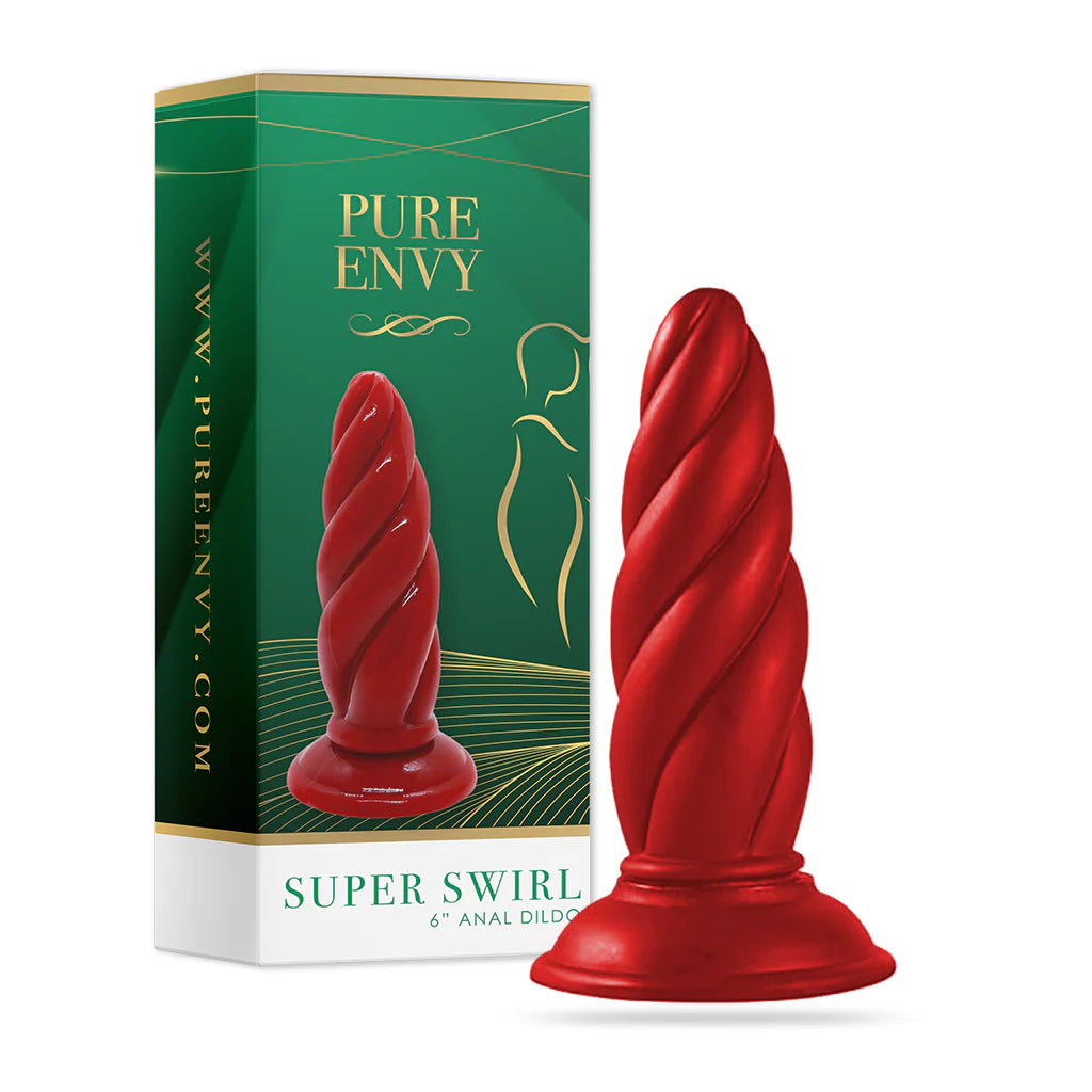 Super Swirl – Textured Silicone Anal Plug By Pure Envy