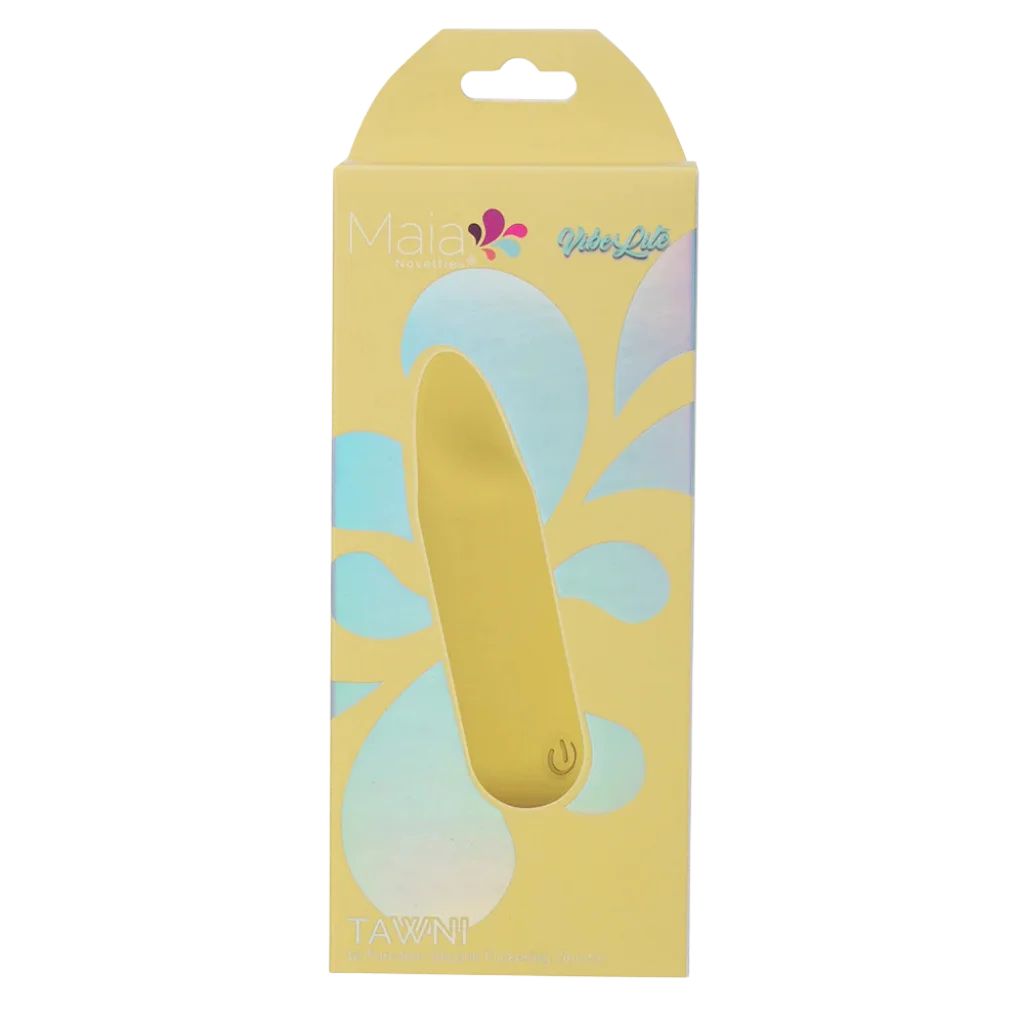 Maia Tawni tongue stimulation device with flexible tip and ergonomic body-safe design
