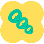 Vibelite Hazey 3-piece hemp leaf cock ring set made from flexible liquid silicone
