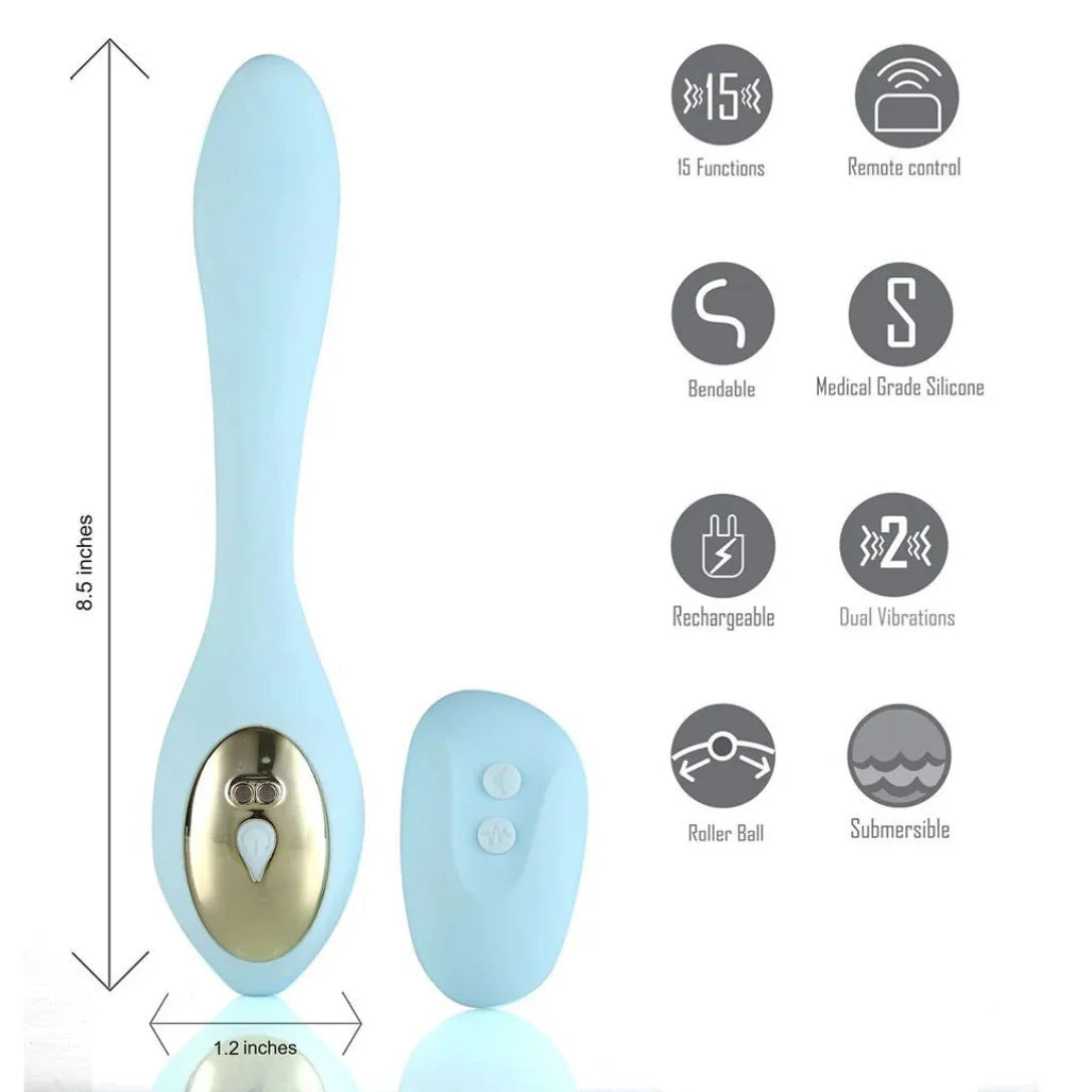 Harmonie Remote Control Vibrator - Bendable Vibrator by Maia