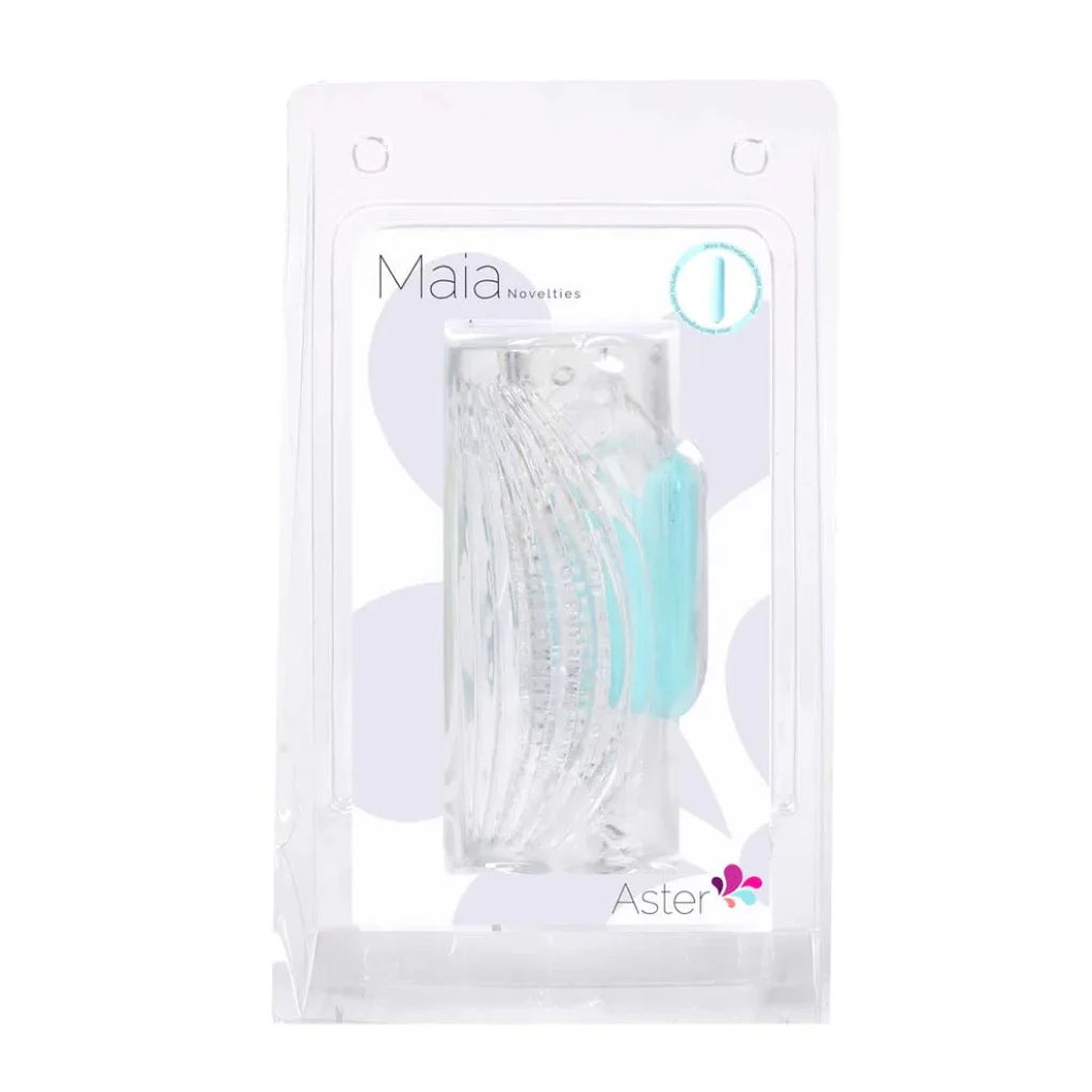 Maia Aster male masturbator with realistic textured sleeve