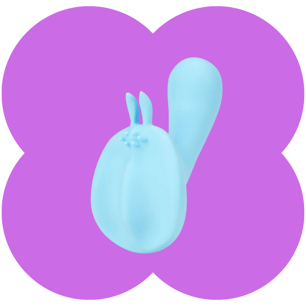Averi Vibrator by Maia - Blue 10-Function Rechargeable Dual Vibration Liquid Silicone Vibrator