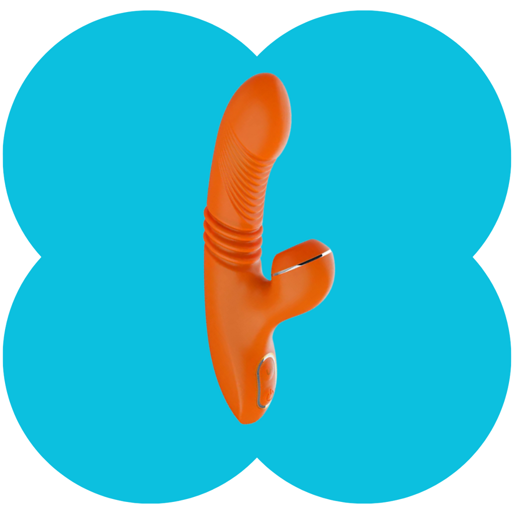 Tiffany Suction Vibrator Pro by Pure Envy - 7 Thrusting Action Rabbit Vibrator